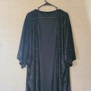 Velvet Jack-O-Lantern Halloween Cardigan